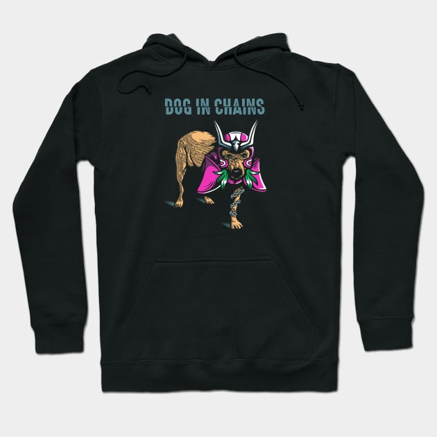 Dog in chains Hoodie by Camelo